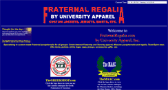Desktop Screenshot of fraternalregalia.com